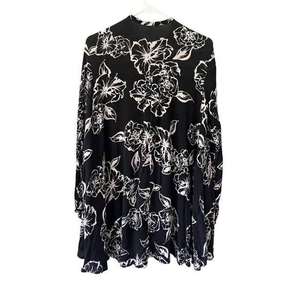 Free People Floral Tree Swing Tunic Mini Dress Size Small - Picture 3 of 11